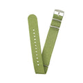 20mm Fabric strap (Army Green) with Silver Buckle
