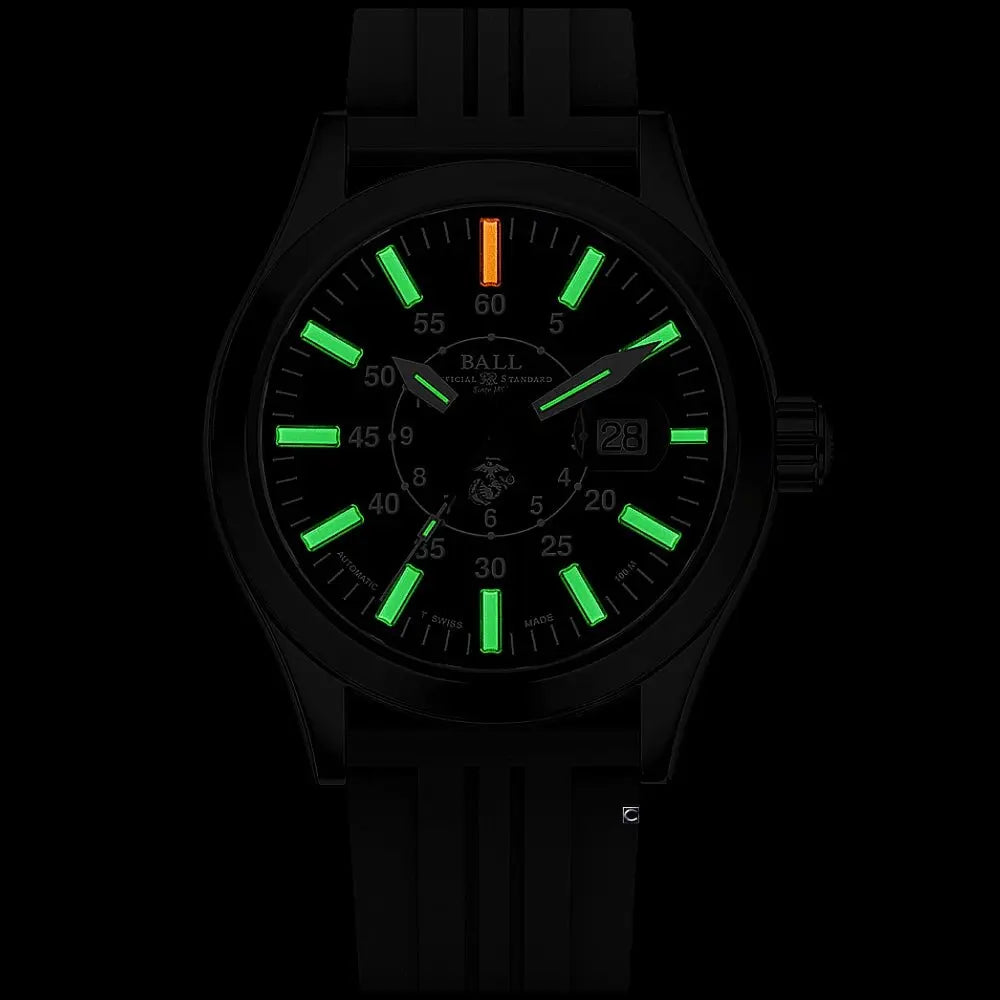BALL Engineer II US Marine Corp 40mm NM2028C-P26-BK