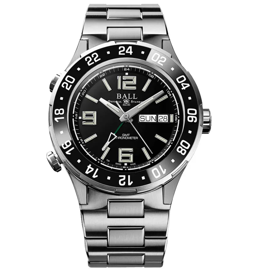 BALL ROADMASTER MARINE GMT 40MM LIMITED EDITION DG3000A-S7CJ-BK