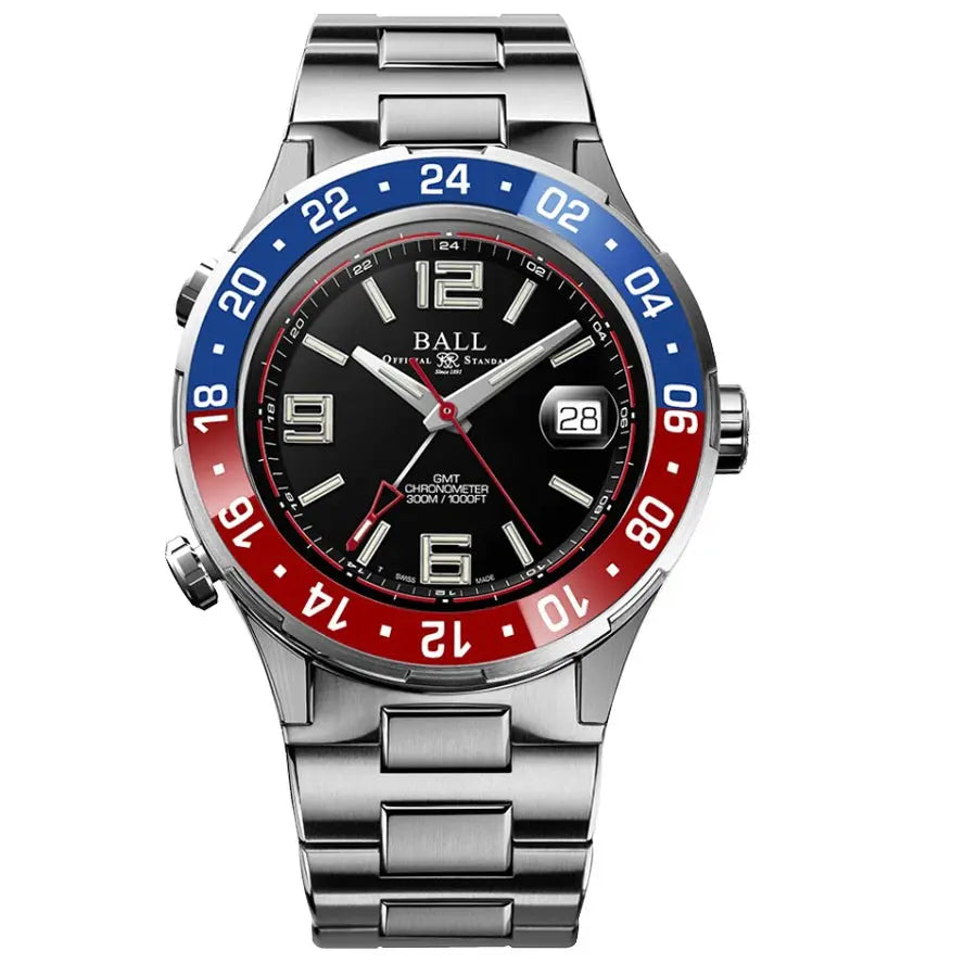 BALL ROADMASTER PILOT GMT 40MM LIMITED EDITION DG3038A-S2C-BK