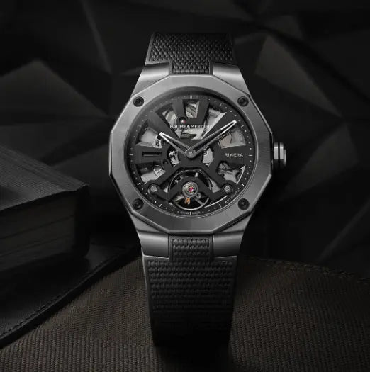 BAUME & MERCIER 42MM AUTOMATIC SKELETON RIVERA 10721