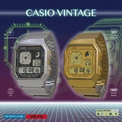 CASIO Vintage A130WEGG-1A
