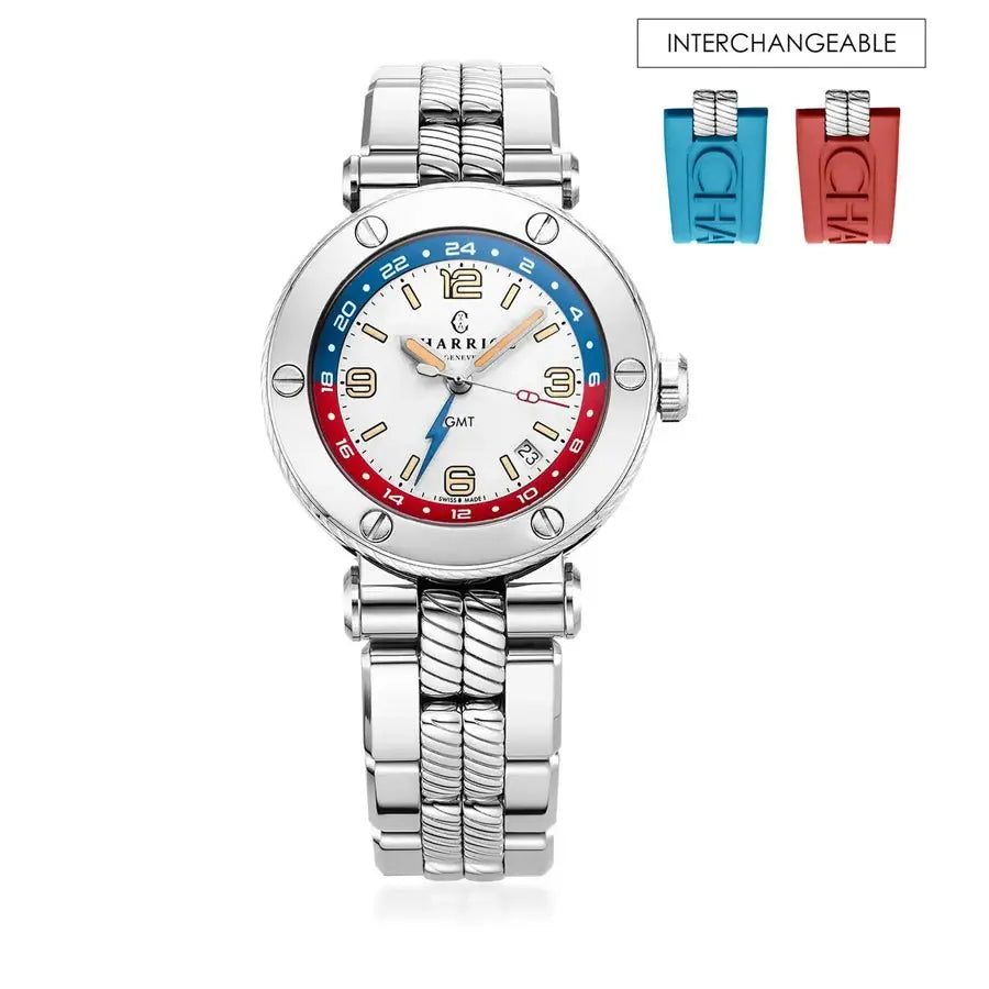 Charriol Navigator Surf Automatic GMT 41MM SG41AS.930.A02