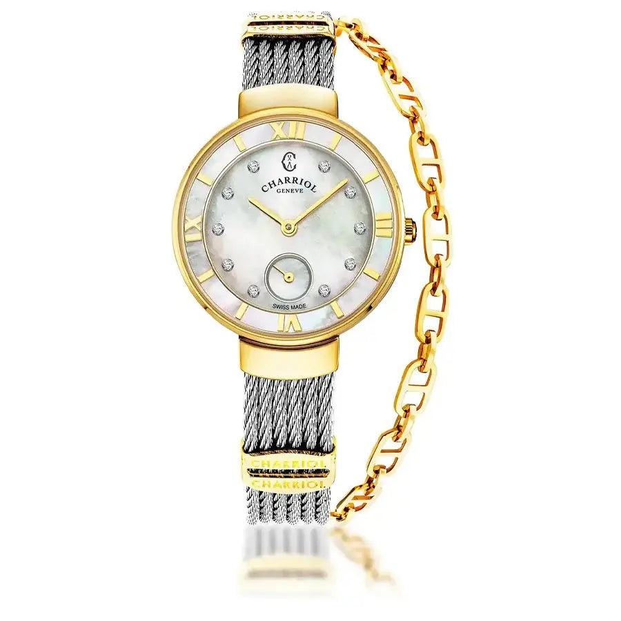 Charriol St Tropez Quartz 30MM STN30YW.530.301