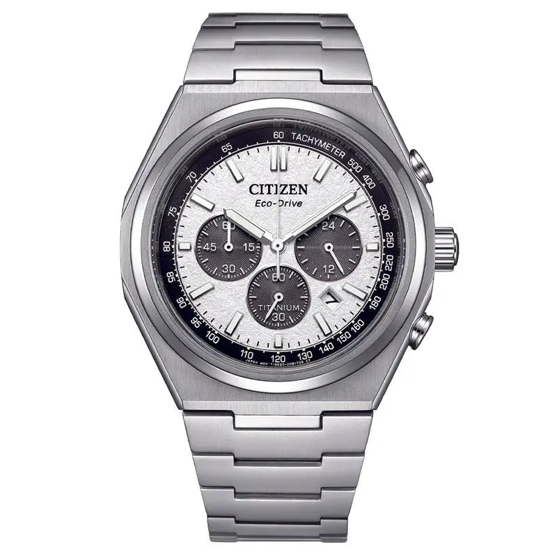 CITIZEN WATCH SUPER TITANIUM ZENSHIN CHRONOGRAPH 42MM ECO-DRIVE CA4610-85A