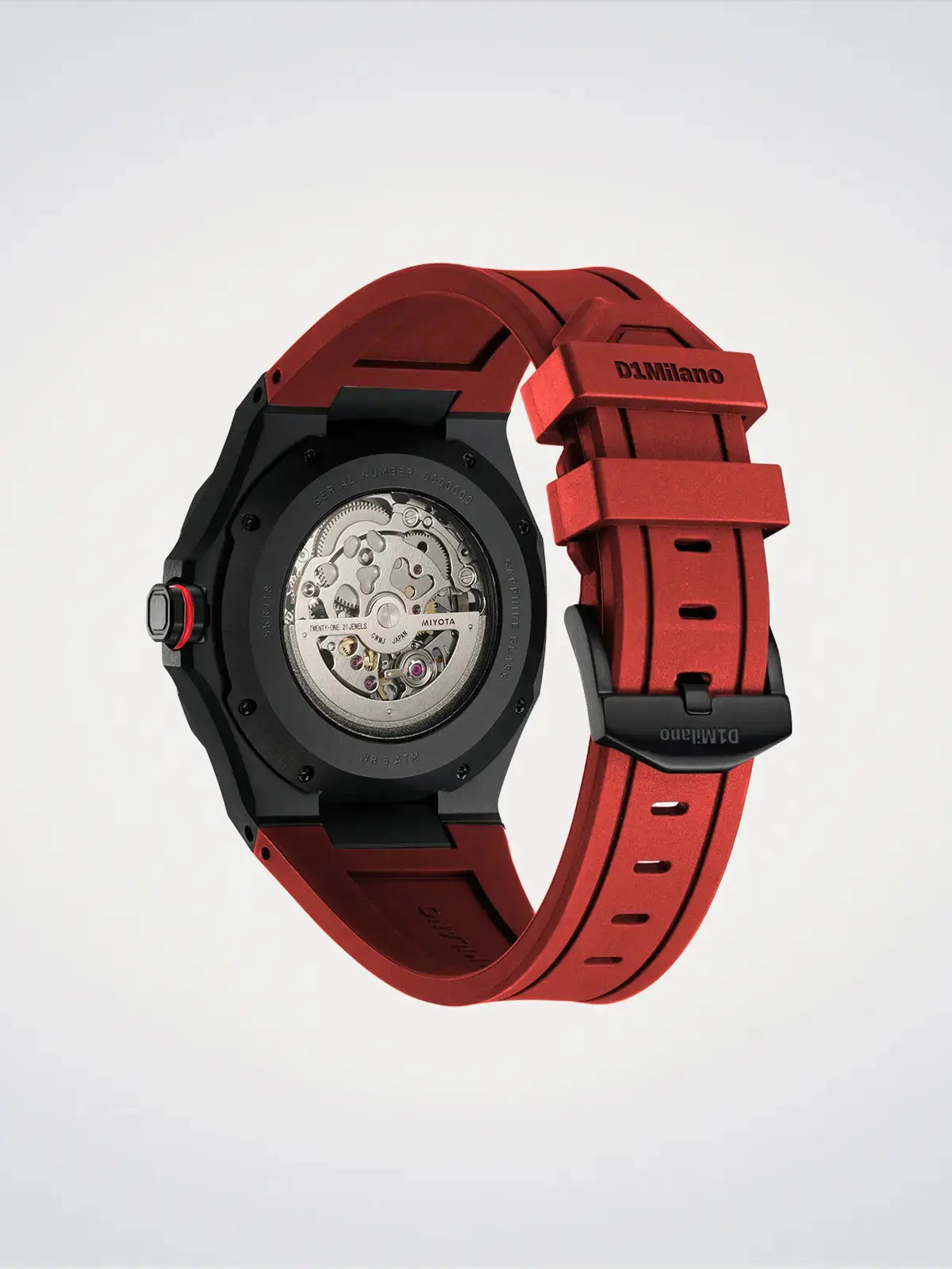 D1Milano Skeleton Crimson Core Red 41MM D1-SKRJ18