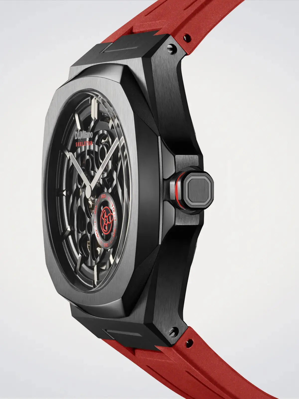 D1Milano Skeleton Crimson Core Red 41MM D1-SKRJ18
