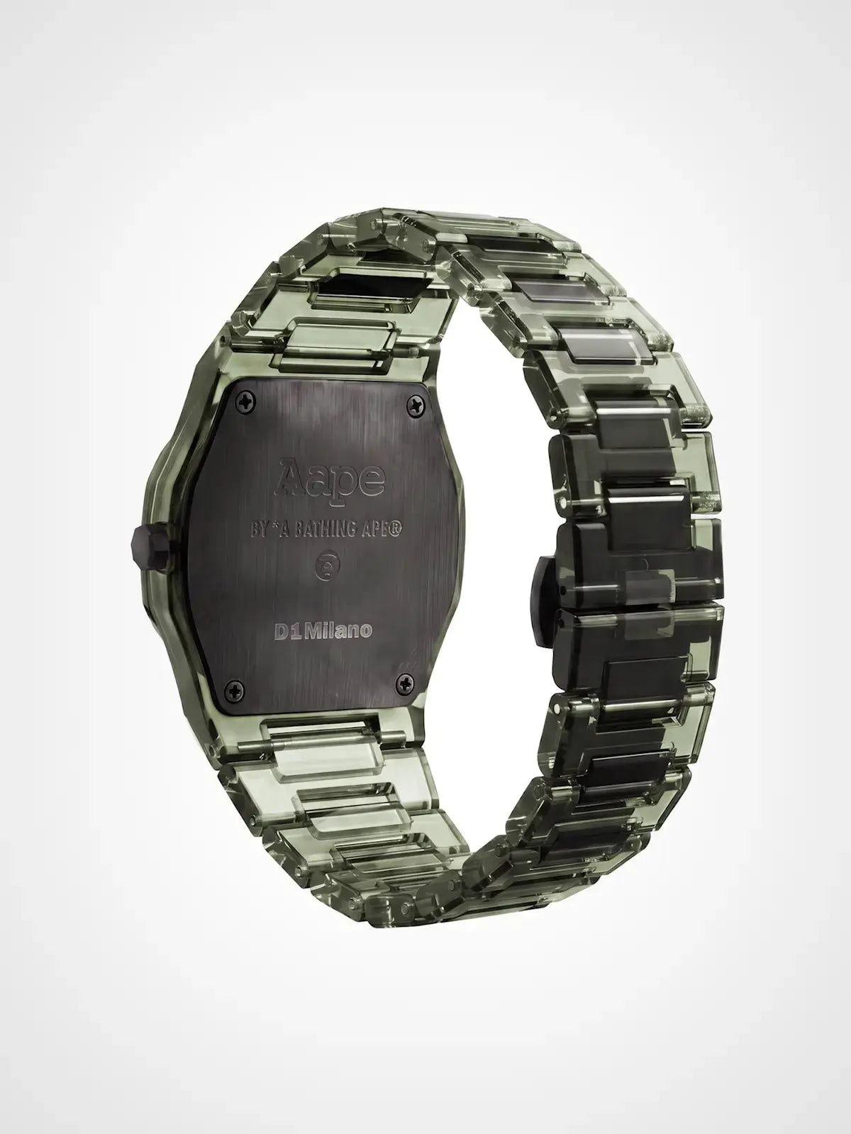 D1Milano x AAPE: Green Camo Nylon Limited Edition Watch 39mm D1-NYBJAAPE3