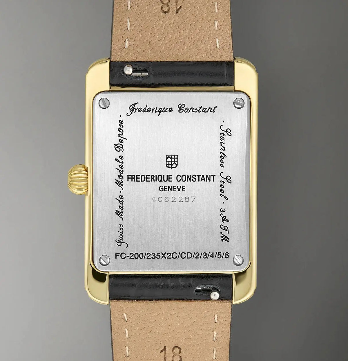 Frederique Constant Carree Small Seconds 36mm FC-235S2C5