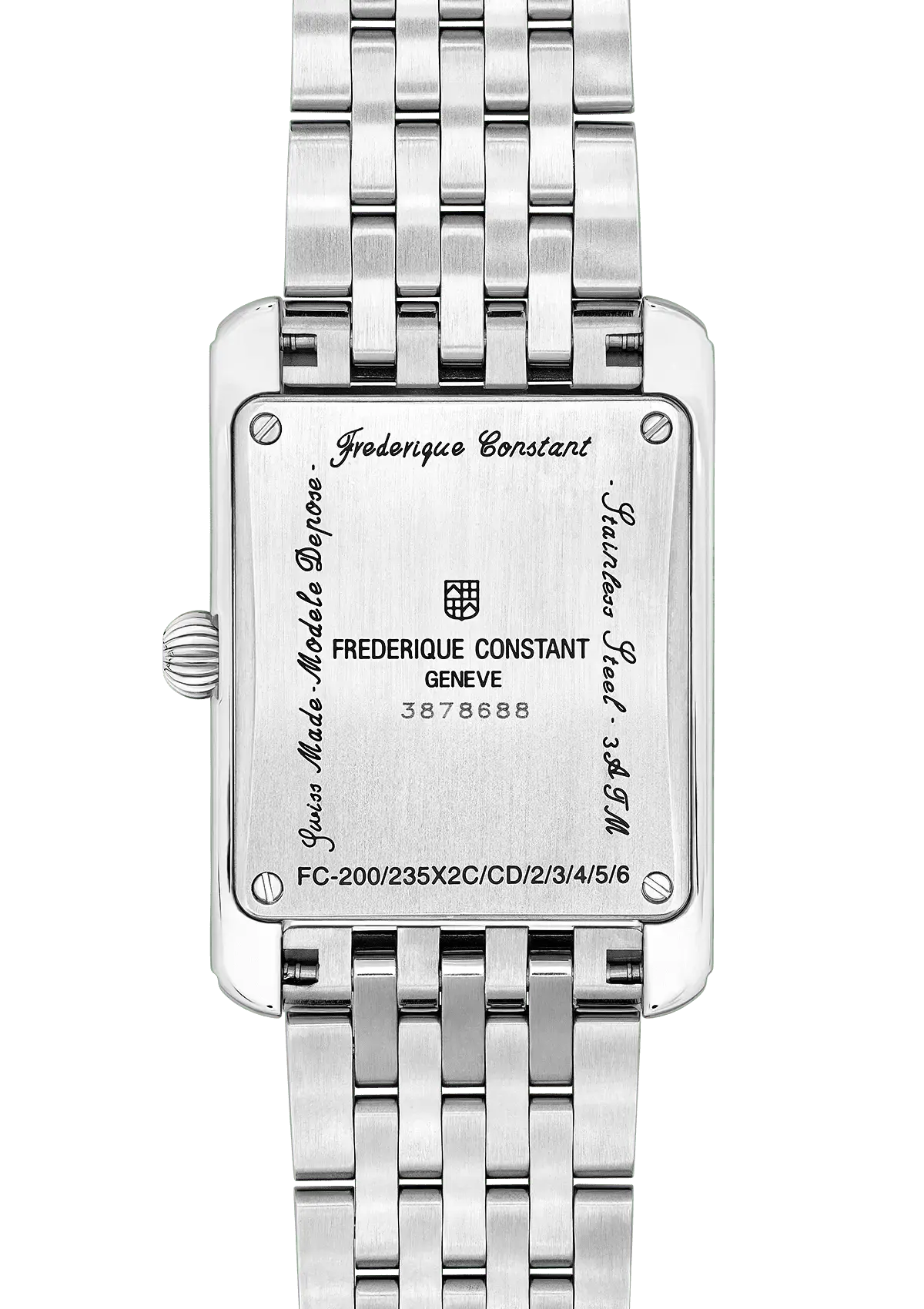 Frederique Constant Carree Small Seconds 36mm FC-235S2C6