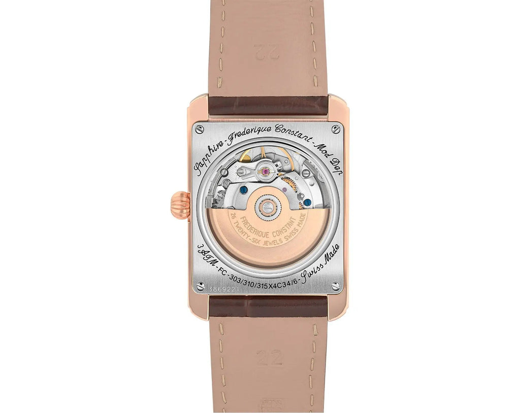 Frederique Constant Classics Carree Heart Beat Automatic 30mm FC-311S4C4