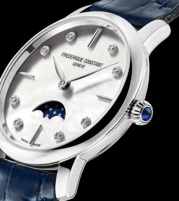 Frederique Constant Classics Slimline Ladies Moonphase 30mm FC-206MPWD1S6