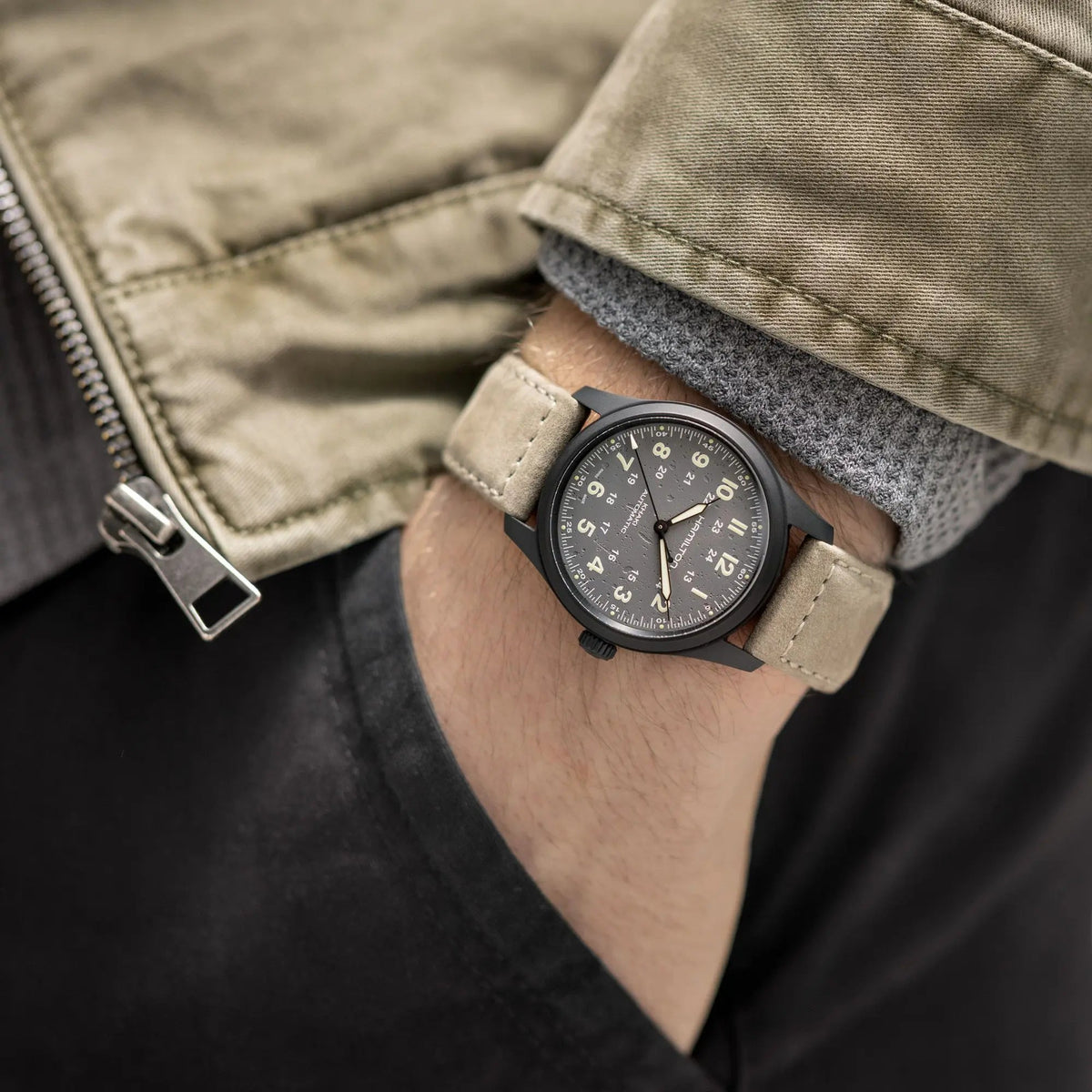 HAMILTON KHAKI FIELD TITANIUM AUTO 38MM H70215880