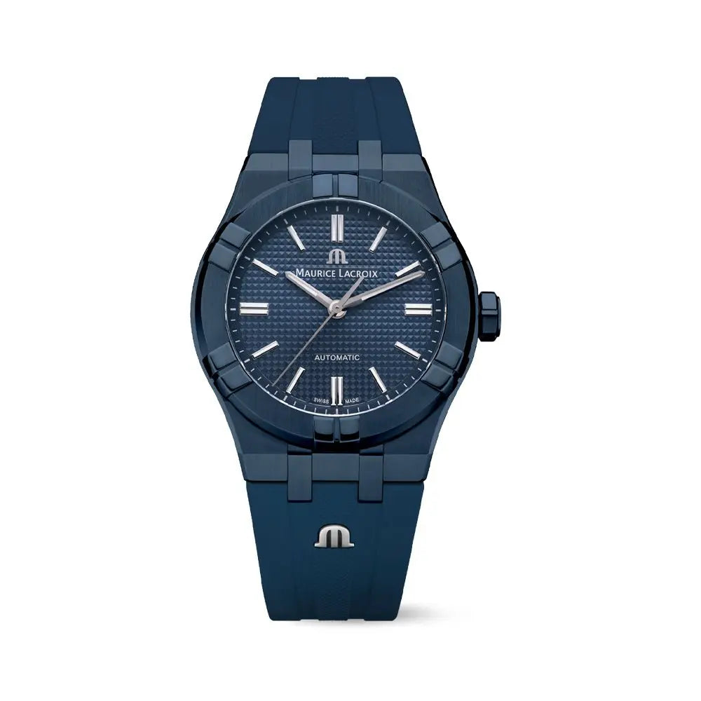 MAURICE LACROIX AIKON AUTOMATIC 39MM BLUE PVD AI6007-PVC00-430-4