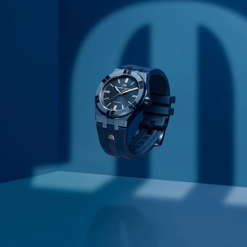 MAURICE LACROIX AIKON AUTOMATIC 39MM BLUE PVD AI6007-PVC00-430-4