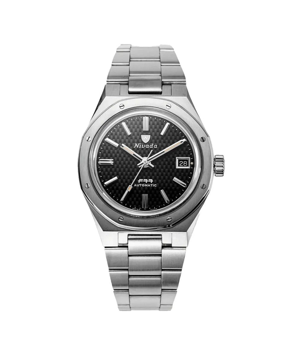 NIVADA GRENCHEN AUTOMATIC F77 BLACK 37MM 69000A77