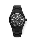NIVADA GRENCHEN AUTOMATIC F77 BLACK CERAMIC METEORITE DIAL 37MM 68020A77