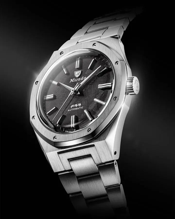 NIVADA GRENCHEN AUTOMATIC F77 METEORITE 38MM 68049A77