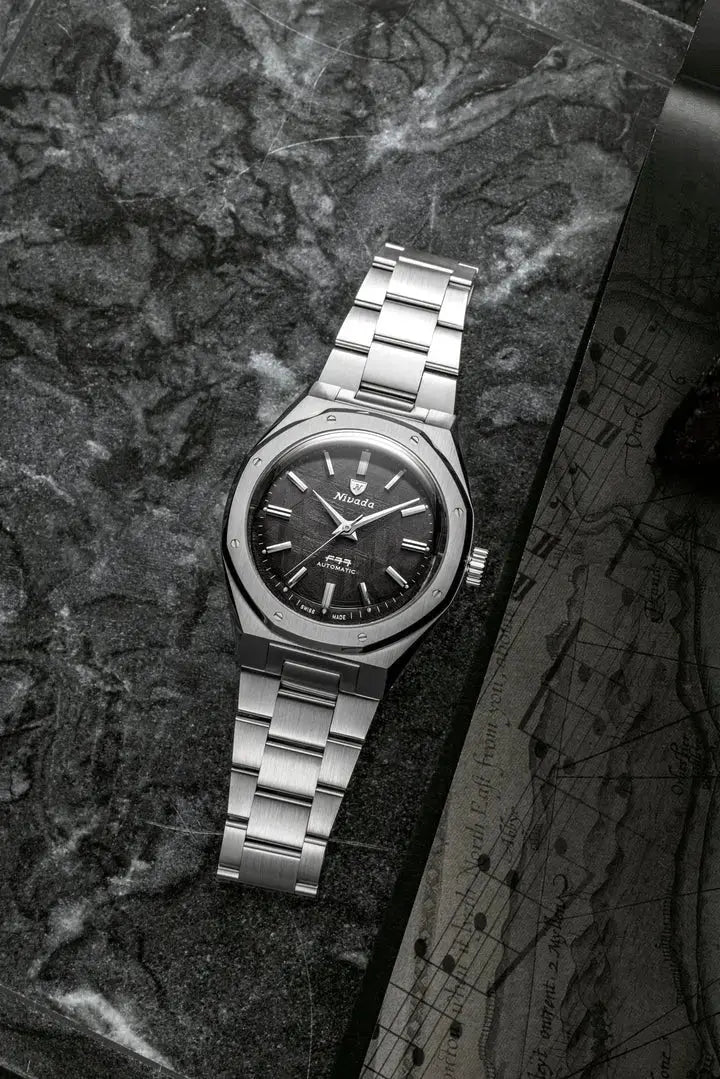NIVADA GRENCHEN AUTOMATIC F77 METEORITE 38MM 68049A77