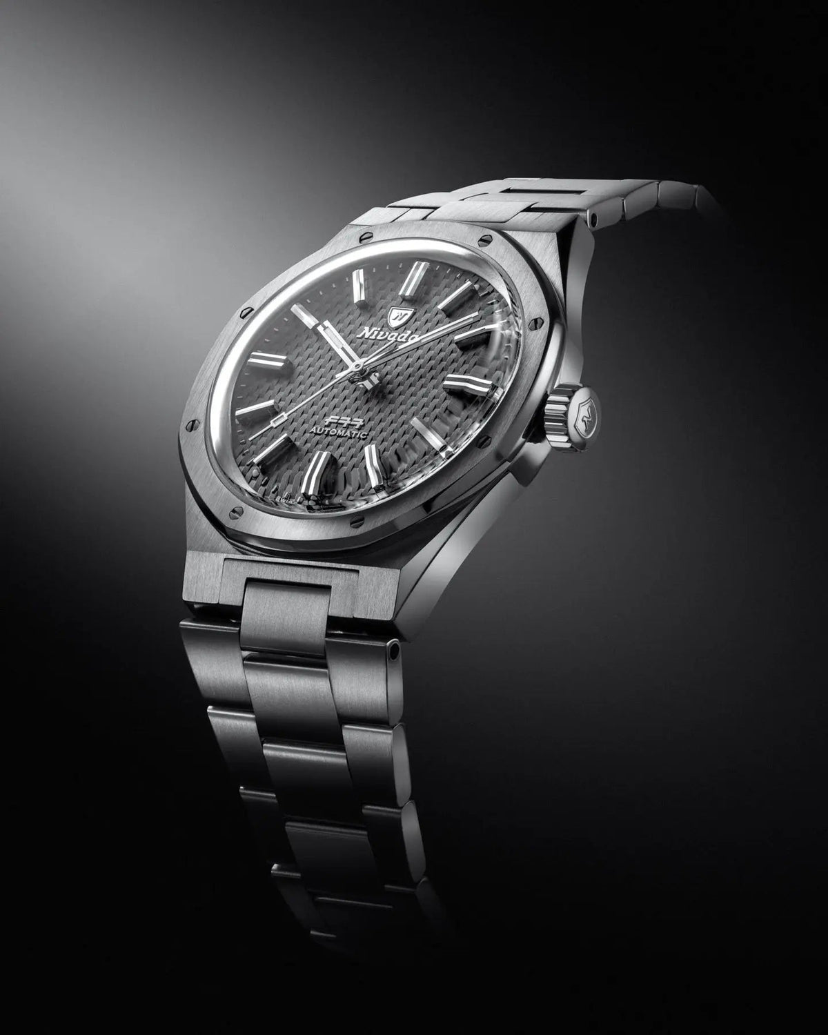 NIVADA GRENCHEN AUTOMATIC F77 TITANIUM ANTHRACITE 37MM 68006A77