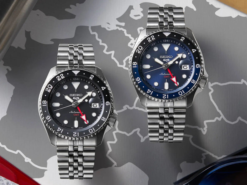 SEIKO 5 WATCH GMT SKX AUTOMATIC 42.5MM SSK001K1