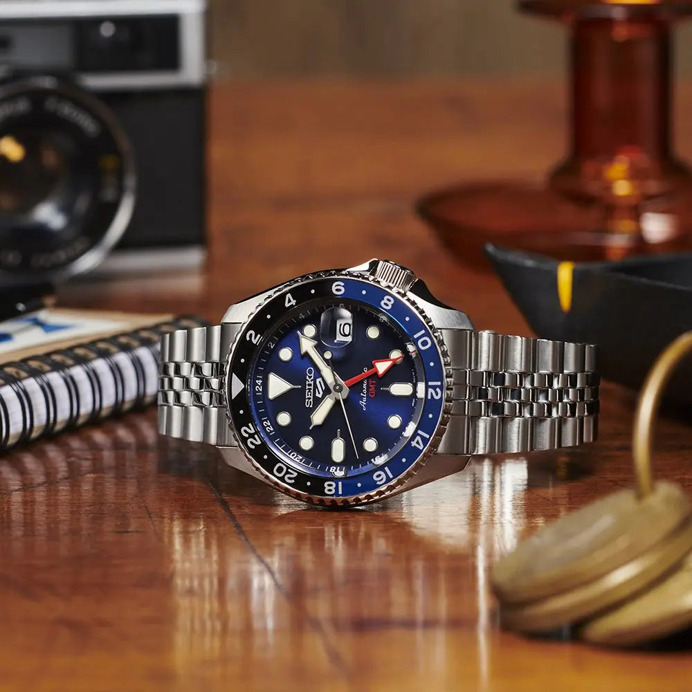SEIKO 5 WATCH GMT SKX AUTOMATIC 42.5MM SSK003K1