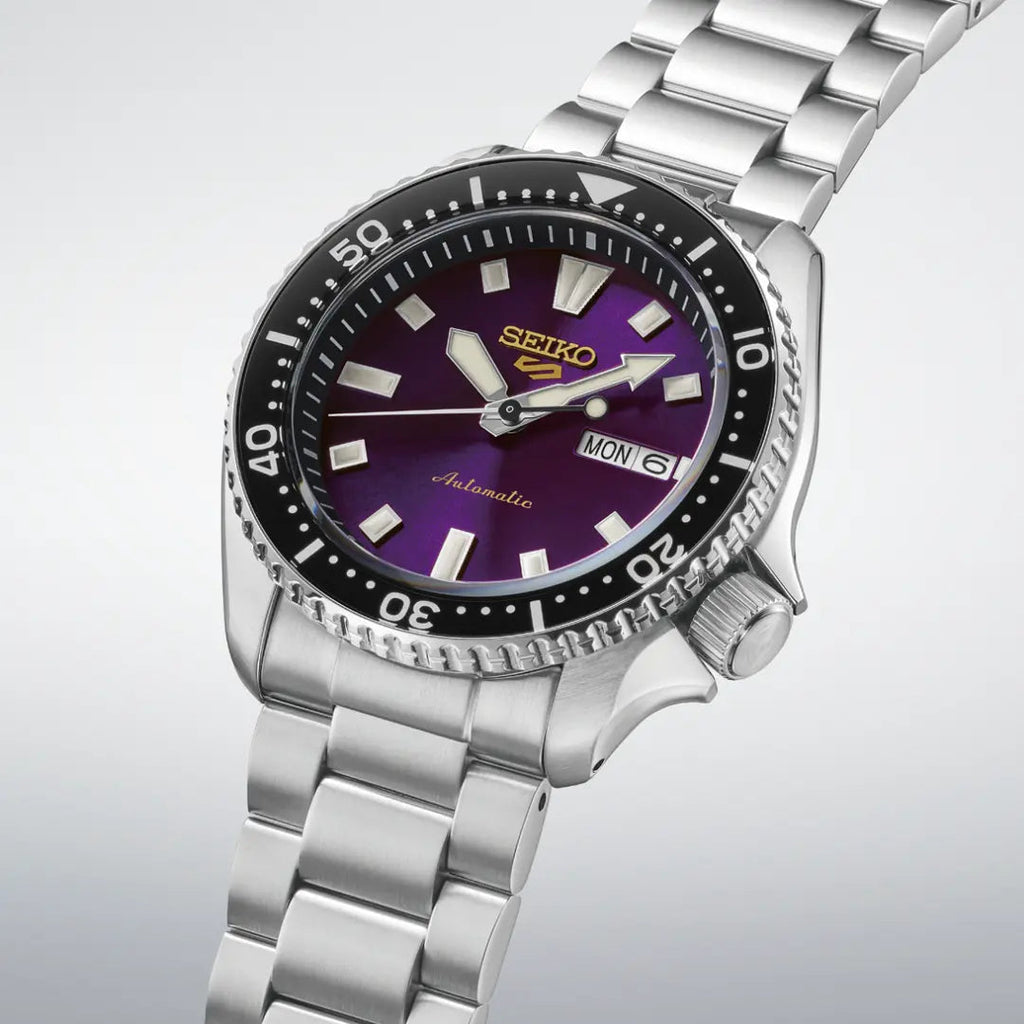 SEIKO 5 WATCH SPORTS SKX "EDO PURPLE" 145TH ANNIVERSARY LIMITED EDITION 42.5MM HDB003K1