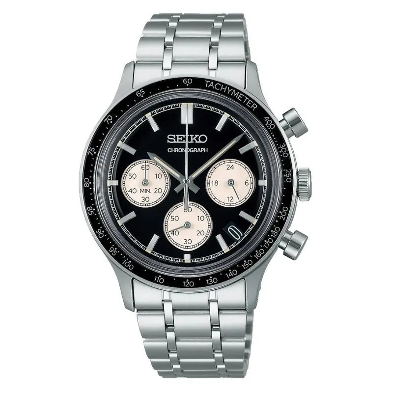 SEIKO CHRONOGRAPH QUARTZ MEN WATCH 38.7MM SSB479P1