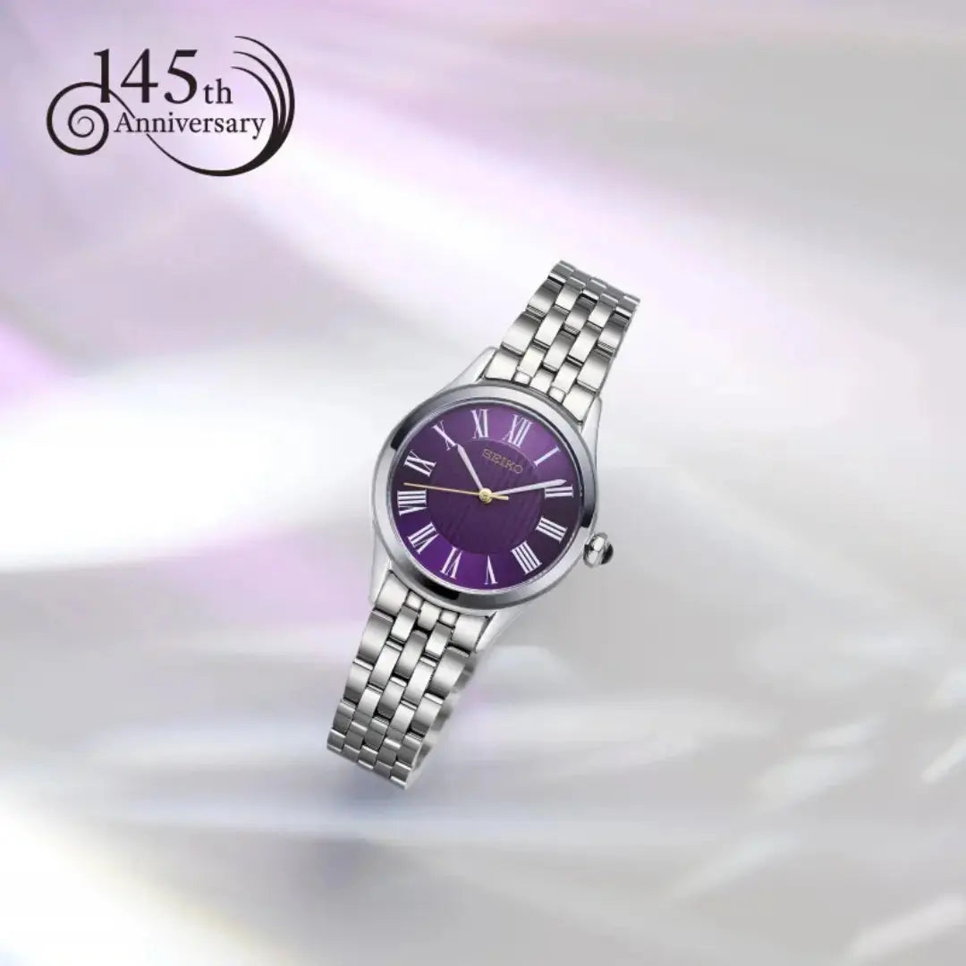 SEIKO LADIES WATCH 145TH ANNIVERSARY CLASSIC QUARTZ LIMITED EDITION 29MM HGH004P1