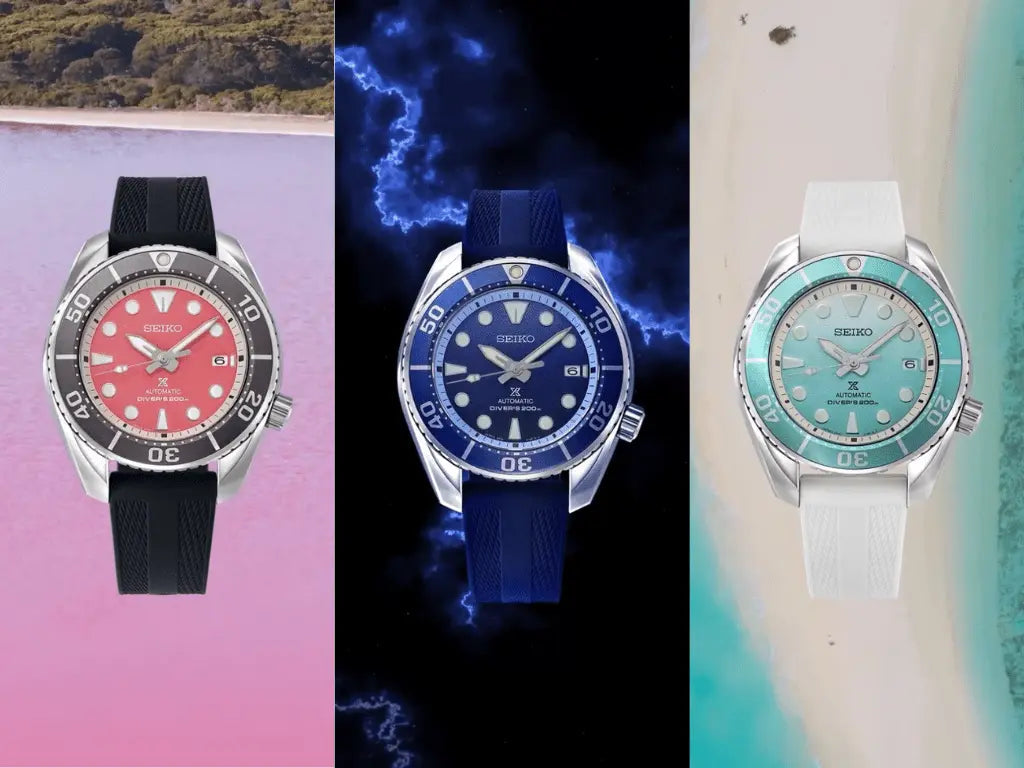 SEIKO WATCH AUTOMATIC PROSPEX SUMO 'BLUE FIRE CRATER' LIMITED EDITION 45MM SPB543J1