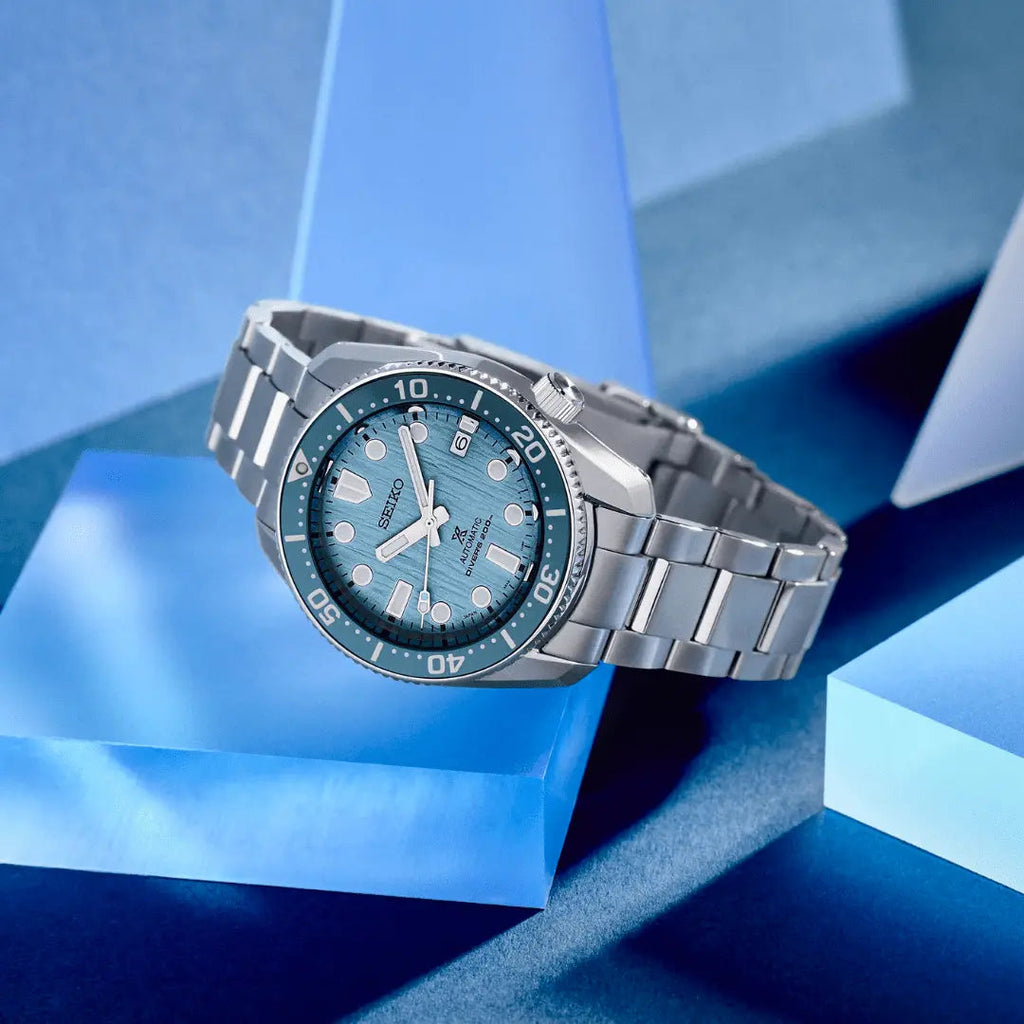 SEIKO WATCH AUTOMATIC PROSPEX SUMO GLACIER SAVE THE OCEAN SPECIAL EDITION 42MM SPB299J1