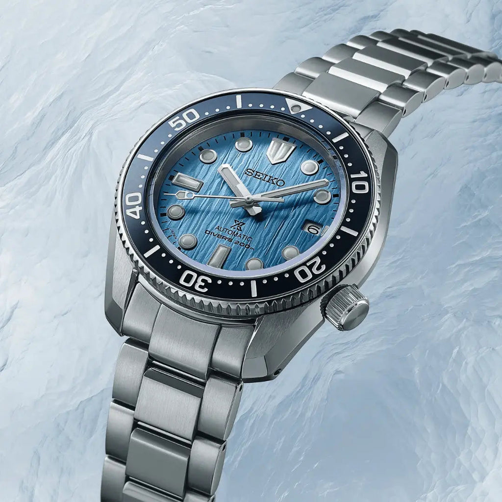 SEIKO WATCH AUTOMATIC PROSPEX SUMO GLACIER SAVE THE OCEAN SPECIAL EDITION 42MM SPB299J1