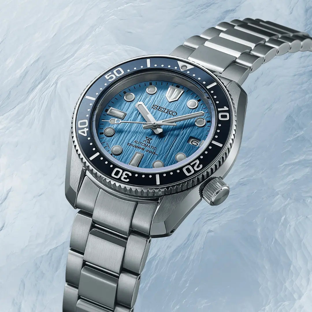 SEIKO WATCH AUTOMATIC PROSPEX SUMO GLACIER SAVE THE OCEAN SPECIAL EDITION 42MM SPB299J1
