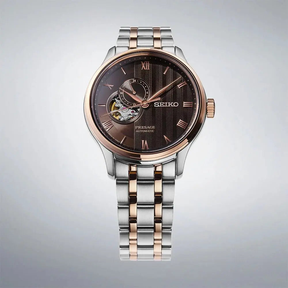 SEIKO WATCH PRESAGE AUTOMATIC JAPANESE ZEN GARDEN 41.8MM SSA466J1