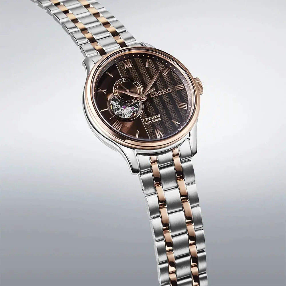 SEIKO WATCH PRESAGE AUTOMATIC JAPANESE ZEN GARDEN 41.8MM SSA466J1