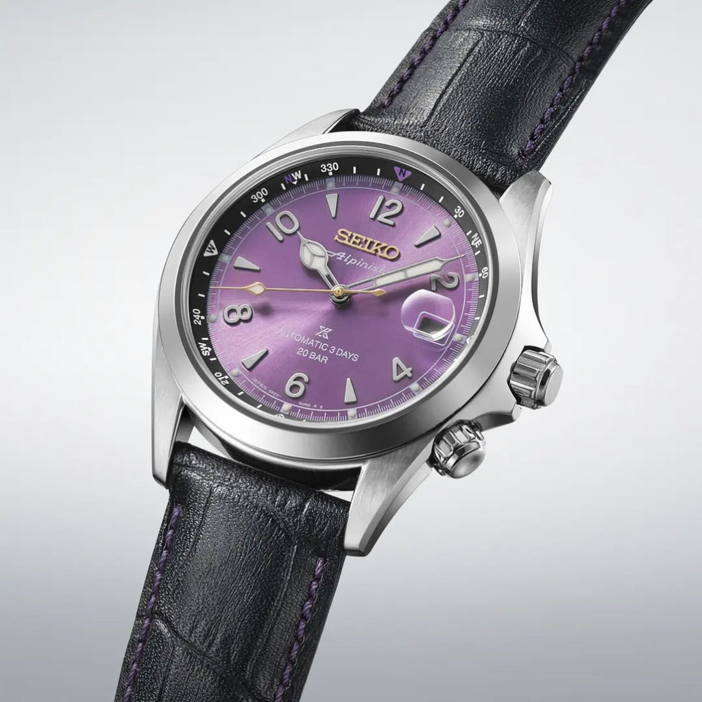 SEIKO WATCH PROSPEX ALPINIST "EDO PURPLE" 145TH ANNIVERSARY LIMITED EDITION 39.5MM HBC006J1