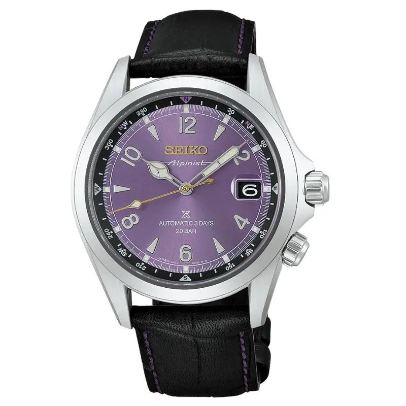 SEIKO WATCH PROSPEX ALPINIST "EDO PURPLE" 145TH ANNIVERSARY LIMITED EDITION 39.5MM HBC006J1