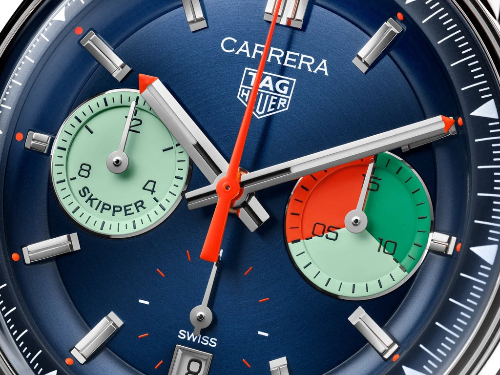 TAG HEUER CARRERA Automatic Chronograph Glassbox Skipper 39mm CBS2213.FN6002