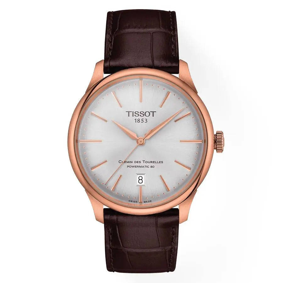 TISSOT CHEMIN DES TOURELLES POWERMATIC 80 39MM T1398073603100