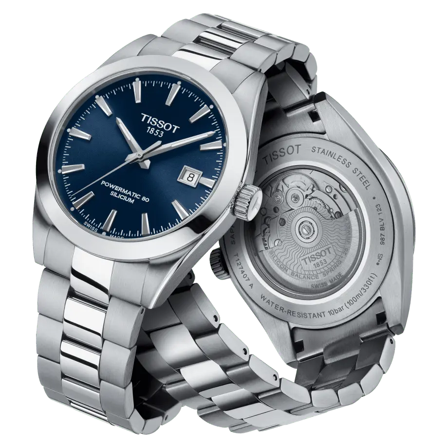 TISSOT WATCH GENTLEMAN POWERMATIC 80 40MM T1274071104100