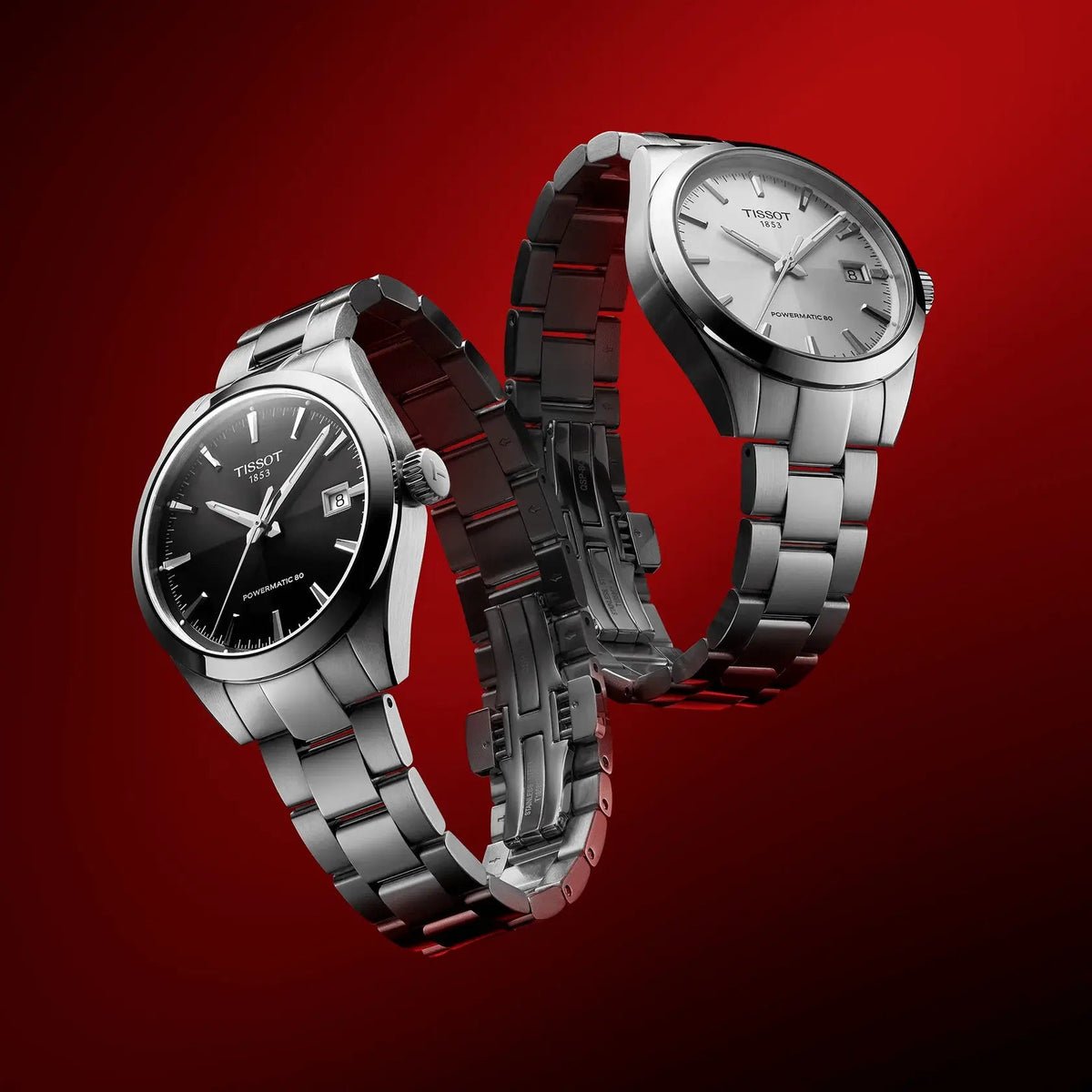 TISSOT WATCH GENTLEMAN POWERMATIC 80 SILICIUM 38MM T1658071105100