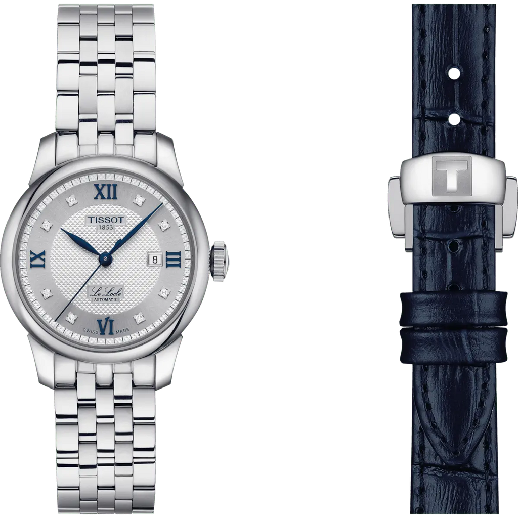 TISSOT WATCH LE LOCLE AUTOMATIC LADY 20th ANNIVERSARY 29MM T0062071103601