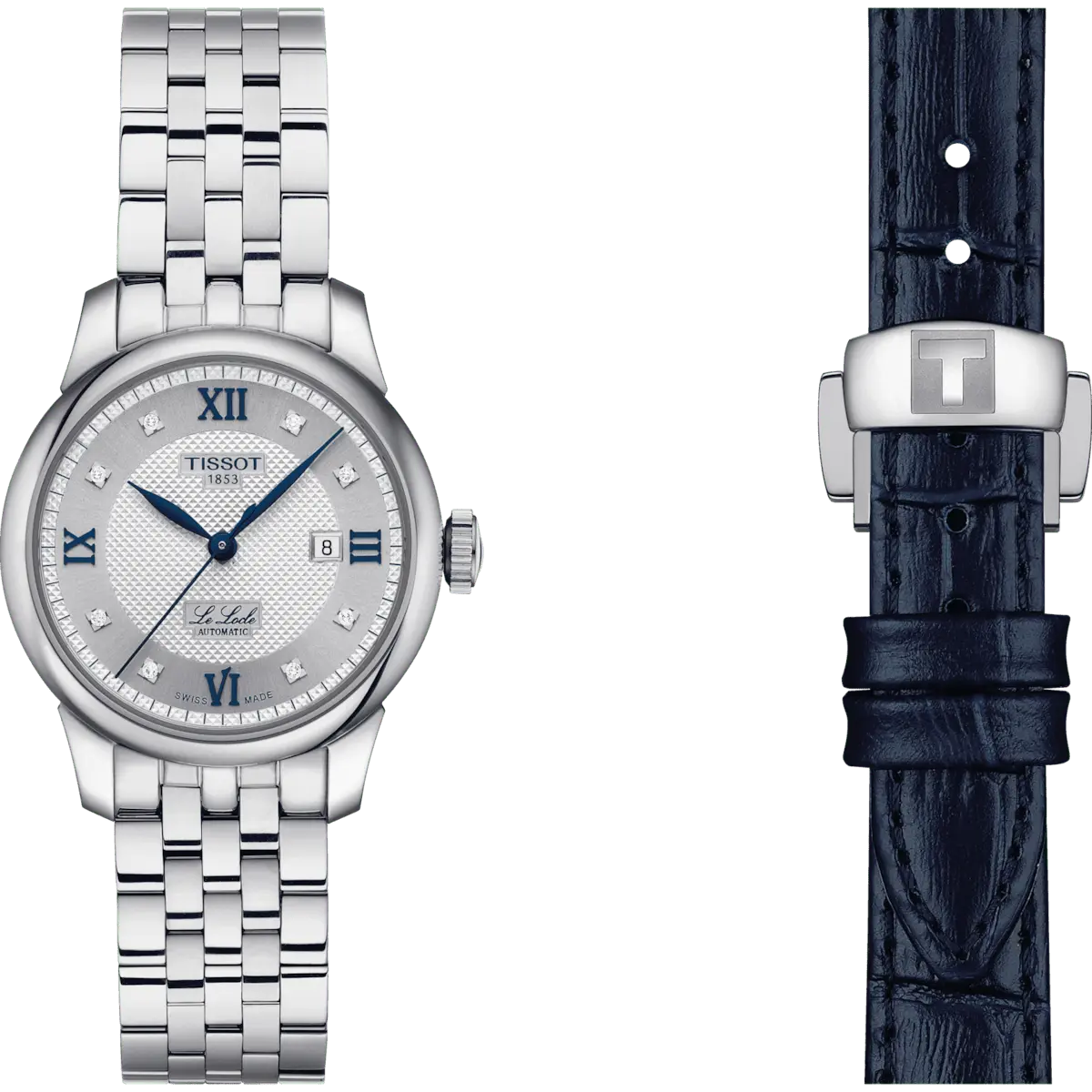 TISSOT WATCH LE LOCLE AUTOMATIC LADY 20th ANNIVERSARY 29MM T0062071103601
