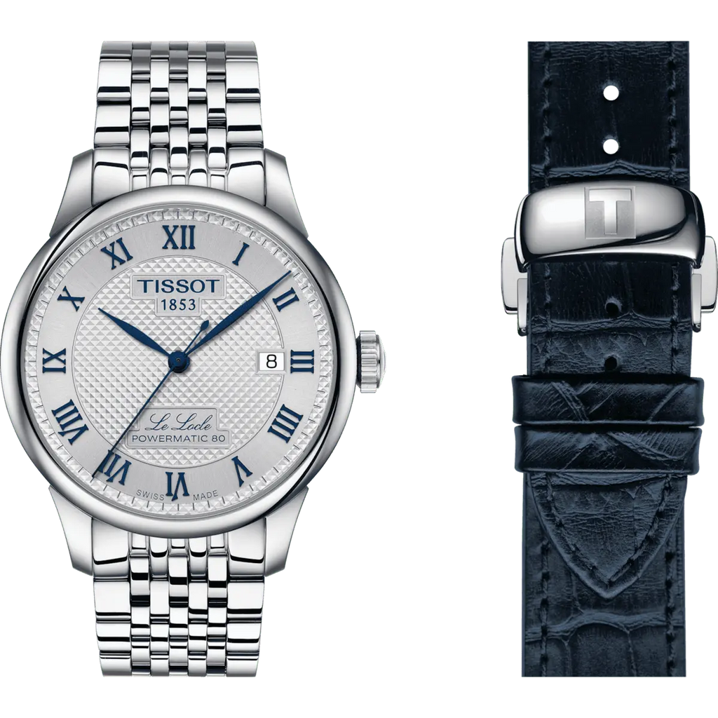 TISSOT WATCH LE LOCLE POWERMATIC 80 20TH ANNIVERSARY 39MM T0064071103303