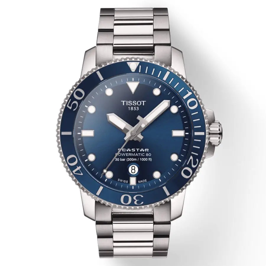 TISSOT WATCH SEASTAR 1000 POWERMATIC 80 43MM T1204071104103